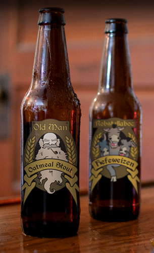 cool beer label design 