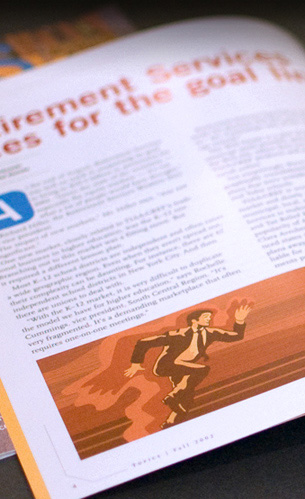 magazine illustration for editorial article