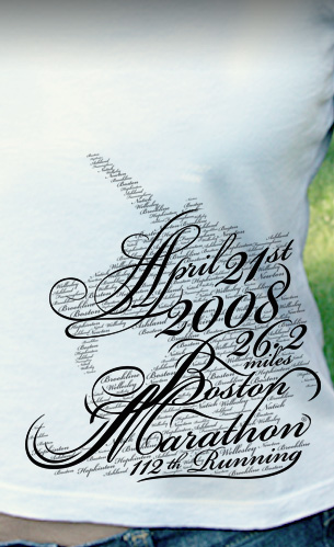 Boston Marathon apparel design for NY