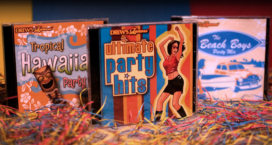 party music album cover design and illustration