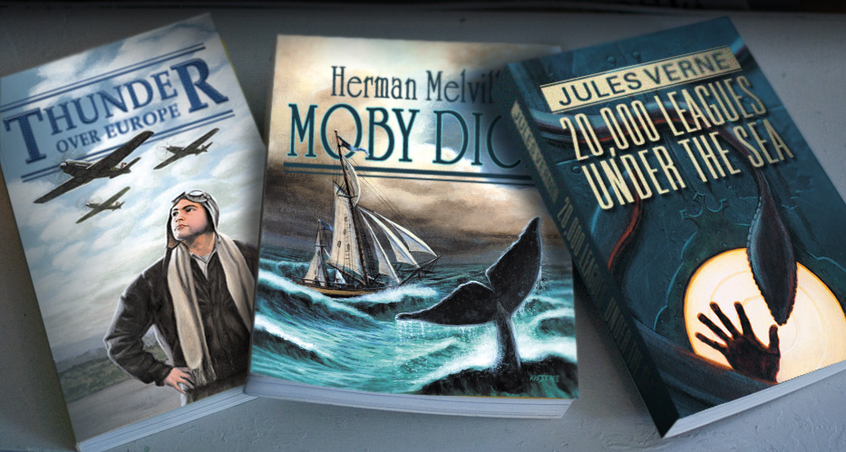 fiction book cover illustration and design for publisher nj