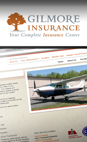 logo and web site design for morris county nj insurance company