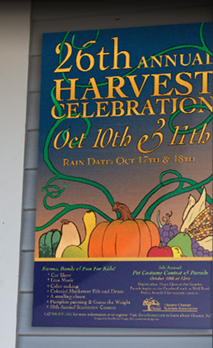 Poster and promotion illustrations for the Historic Chester Business Association illustrated and designed by Paul Kiesche Design, LLC