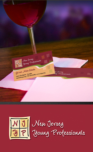 NJYP stationery and logo design for social networking