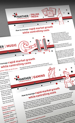Hosting company sell sheet design